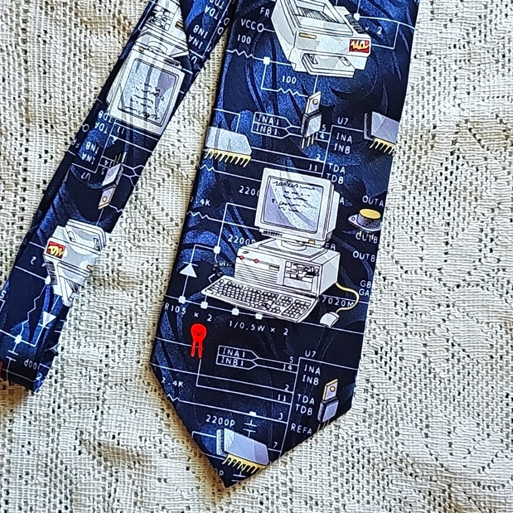90's Computer Tie